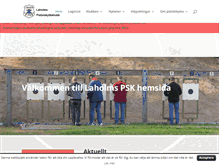 Tablet Screenshot of laholmspsk.se